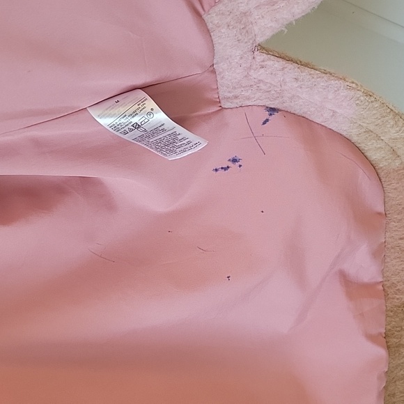 Printed Flannel Long Utility Shacket Women's medium pink - Picture 5 of 6